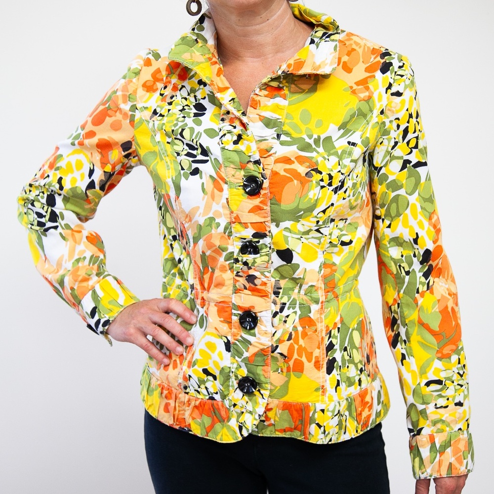Cotton Floral Jacket